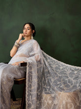 Womens Fashion Ethnic Silver Color Sarees-MLSHWSA1453SLR0ONE